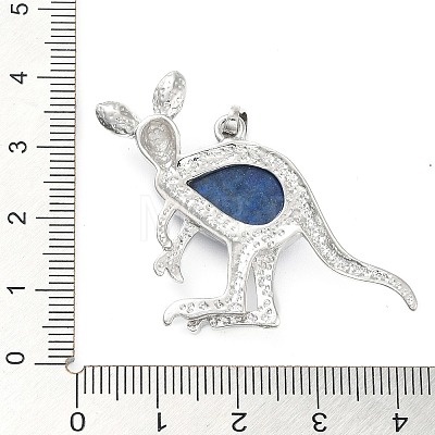 Natural Lapis Lazuli Pendants G-A176-A03-1