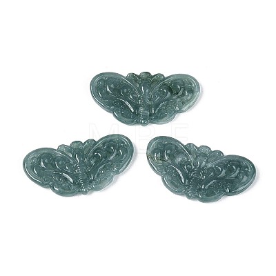 Natural Myanmar Jade Carved Pendants G-T143-36A-1
