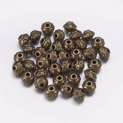 Tibetan Style Spacer Beads TIBEB-A24612-AB-FF-1