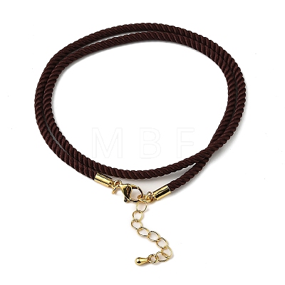 Nylon Milan Cord Necklace Making X-MAK-M028-01G-20-1