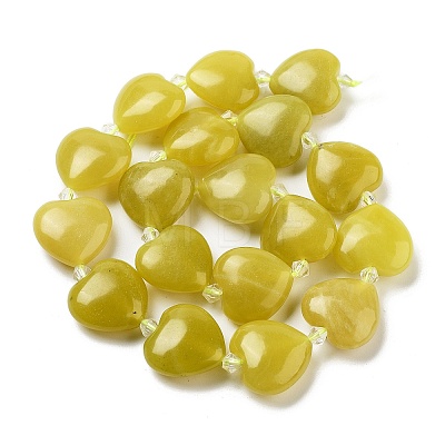 Natural Lemon Jade Beads Strands G-C150-A03-01-1