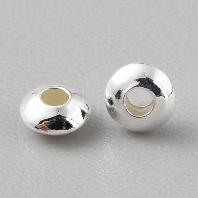925 Sterling Silver Spacer Beads STER-WH0015-01B-S-1