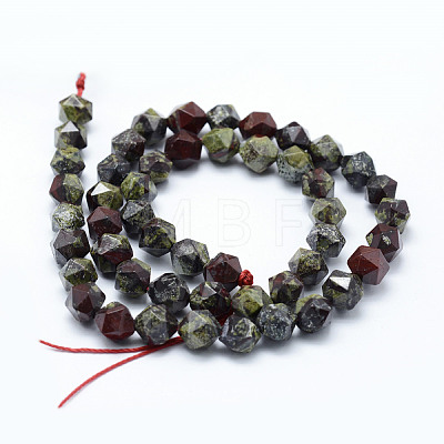 Natural Dragon Blood Beads Strands G-F523-49-8mm-1