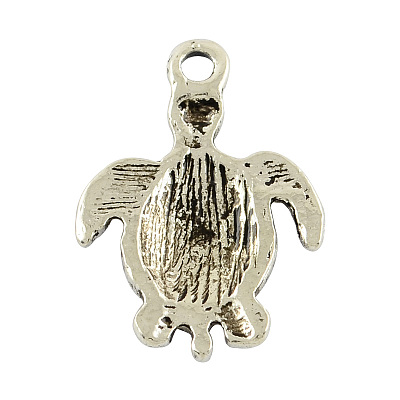 Tibetan Style Alloy Sea Turtle Pendants LS-TIBEP-22101-AS-LF-1
