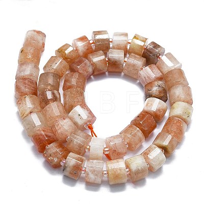 Natural Sunstone Beads Strands G-K245-C08-04-1