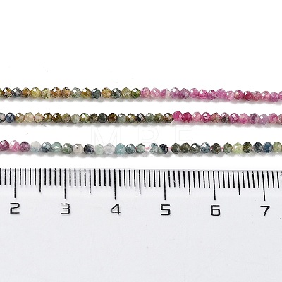Natural Tourmaline Beads Strands G-P514-A07-01-1
