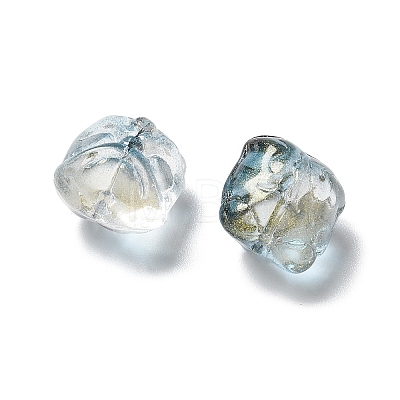 Baking Paint Transparent Glass Beads GLAA-C035-01-1