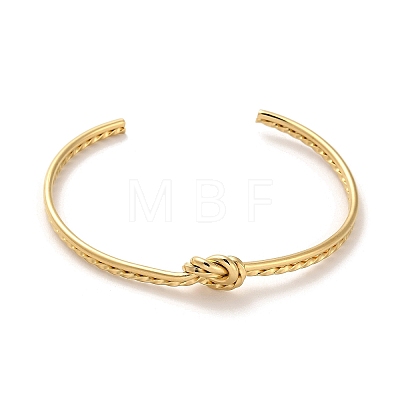 Golden 304 Stainless Steel Cuff Bangles for Women BJEW-C050-01F-G-1