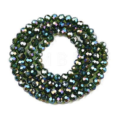 Electroplate Glass Beads Strands EGLA-A044-T3mm-B24-1