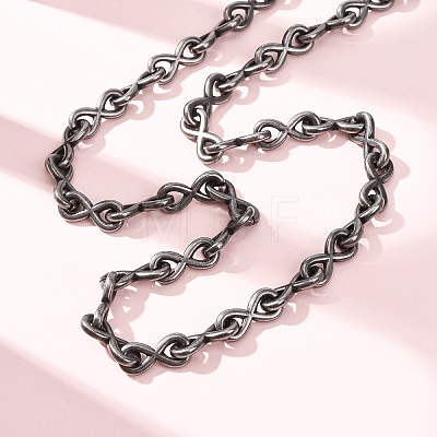 Unisex 304 Stainless Steel Necklaces NJEW-C115-10AS-1