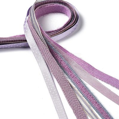 18 Yards 6 Styles Polyester Ribbon SRIB-C001-I02-1