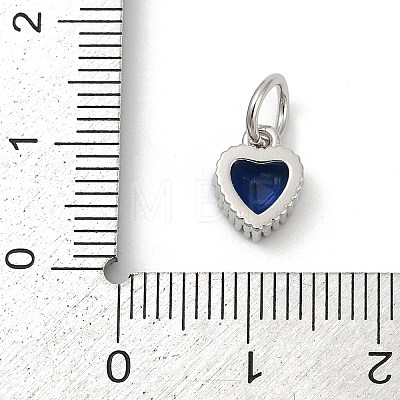 Brass Micro Pave Cubic Zirconia Pendants KK-H204-01P-01-1