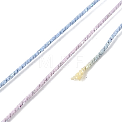 30M Segment Dyed Cotton & Metallic String Threads OCOR-F018-01F-1