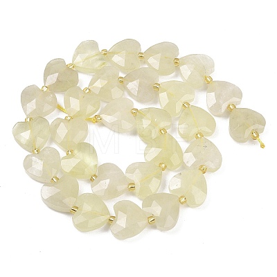 Natural Lemon Quartz(Heated) Beads Strands G-P592-B04-01-1