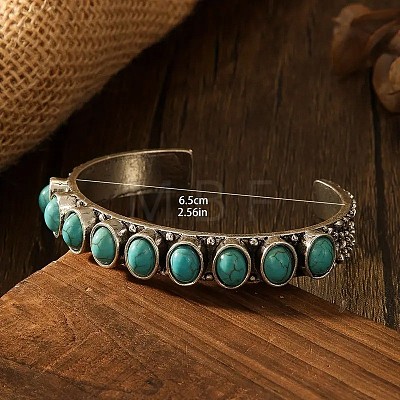 Bohemian Style Alloy Cuff Bangles FS-WGD0FBE-03-1
