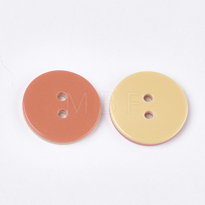 2-Hole Resin Buttons RESI-S374-23D-1