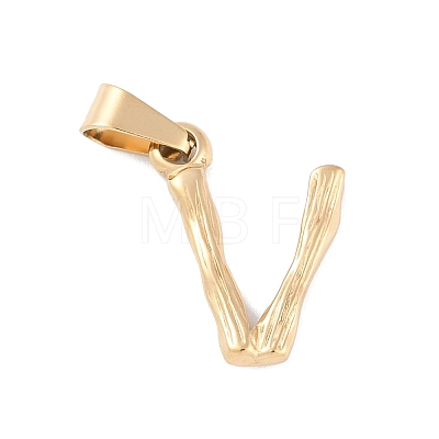304 Stainless Steel Pendants STAS-F235-01G-V-1