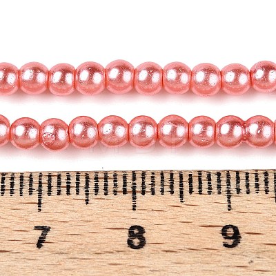 Baking Paint Glass Pearl Bead Strands HY-Q003-3mm-77-A-1