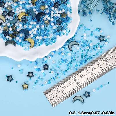 2 Bag Glass & Seed Beads GLAA-SZC0001-94E-1
