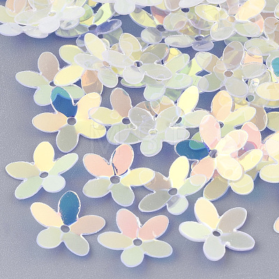 Plastic Paillette Beads X-PVC-R012-01190-1