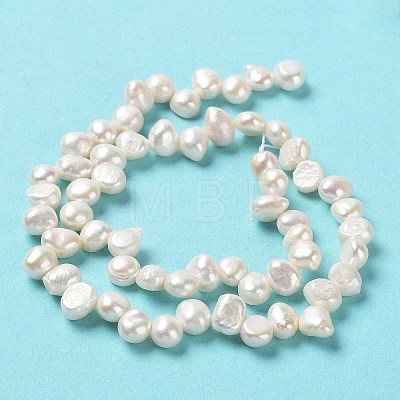 Natural Keshi Pearl Beads Strands PEAR-J007-49-1