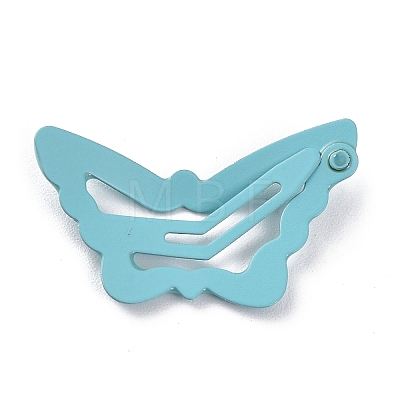 Butterfly Spray Painted Iron Snap Hair Clip for Girls PHAR-A011-22-1