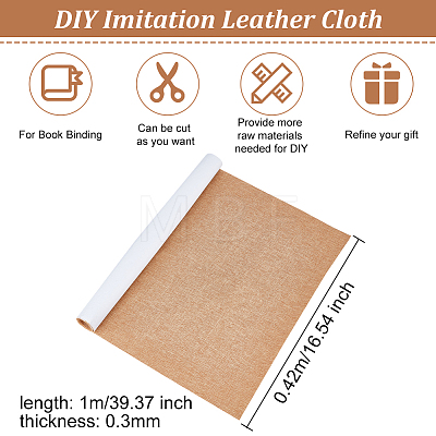 Olycraft 1 Sheet DIY Linen Fabrics DIY-OC0010-66A-1