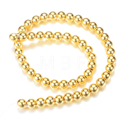 Electroplate Non-magnetic Synthetic Hematite Bead Strands G-Q466-3mm-01-1