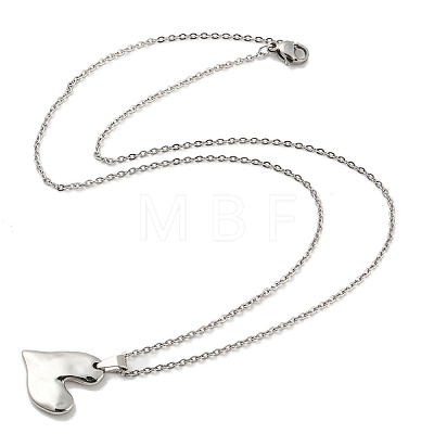 Non-Tarnish 304 Stainless Steel Pendant Necklaces NJEW-G120-02P-1