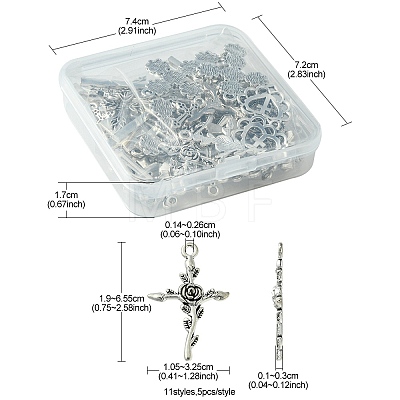 Tibetan Style Alloy Pendants TIBEP-FS0001-15-1