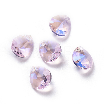 Glass Rhinestone Charms RGLA-L021-A-M-1