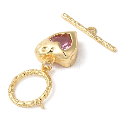Brass Toggle Clasps LS-KK-N254-90G-1
