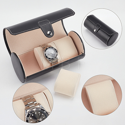 Column PU Leather Watch Boxes CON-WH0094-07A-1