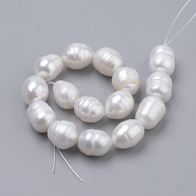 Natural Cultured Freshwater Pearl Beads Strands PEAR-S012-43-1