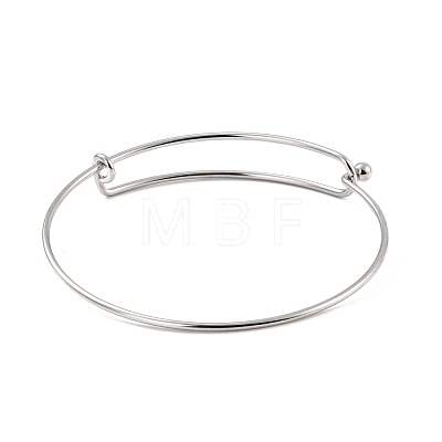 304 Stainless Steel Expandable Bangle for Girl Women BJEW-C003-01P-1