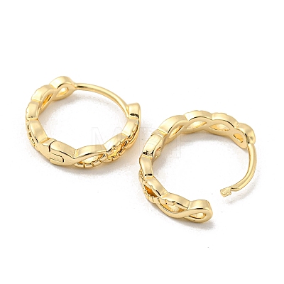 Brass Hoop Earrings EJEW-E295-04KCG-1