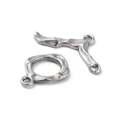 304 Stainless Steel Toggle Clasps STAS-A092-03P-1