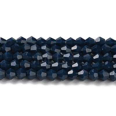Opaque Solid Color Imitation Jade Glass Beads Strands EGLA-A039-P4mm-D09-1