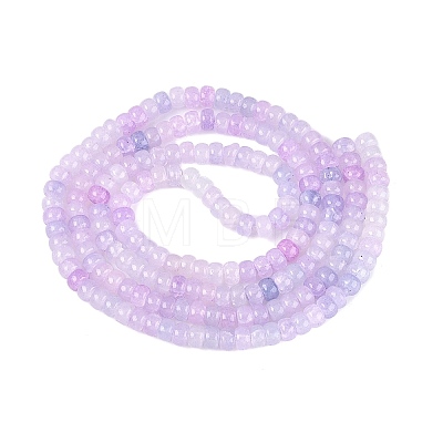 Ombre Effect Dyed Glass Beads Strands GLAA-Q106-05A-A11-1