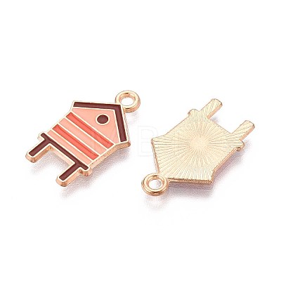 Alloy Enamel Pendants ENAM-T022-60B-1