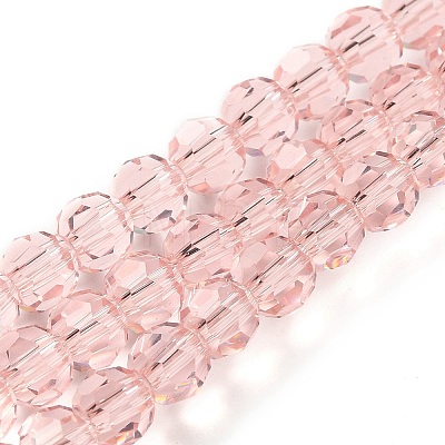 Transparent Glass Beads EGLA-A035-T6mm-D20-1