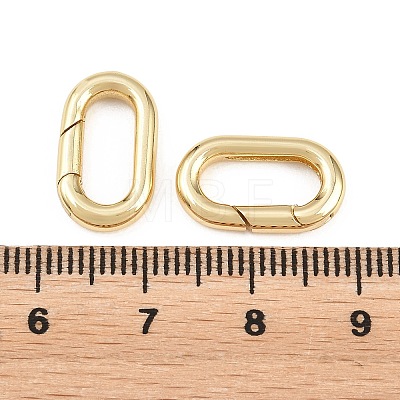 Brass Spring Gate Rings KK-H292-58B-G-1