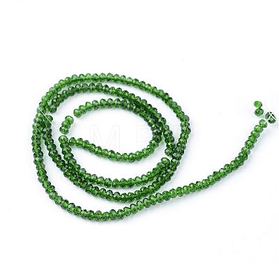 Transparent Glass Beads Strands GLAA-R135-2mm-42-1