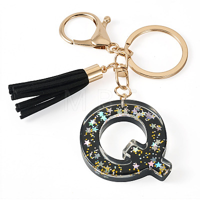 1Pc Resin Letter Keychains KEYC-TADJ0001-09Q-1