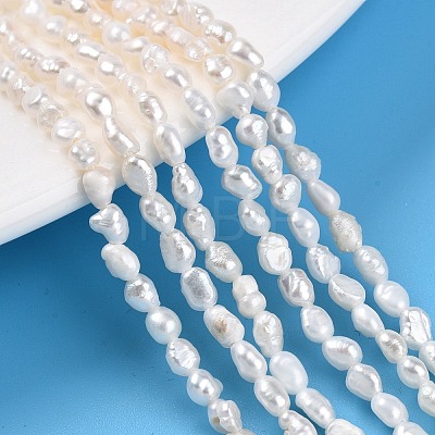 Natural Cultured Freshwater Pearl Beads Strands PEAR-N014-03E-1