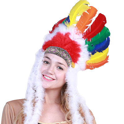 Ethnic Style Embroidery Polyester Ribbons OCOR-WH0070-04B-1