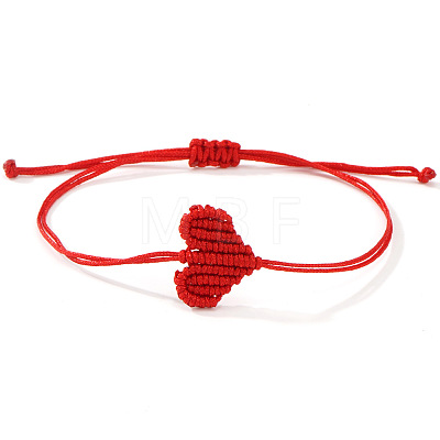 Adjustable Braided Polyester Cord Bracelets for Friendship and Couple VG5785-1-1