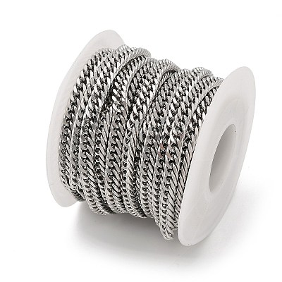 316 Surgical Stainless Steel Cuban Link Chains CHS-B010-01C-P-1