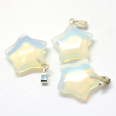 Star Opalite Pendants G-Q367-05-1