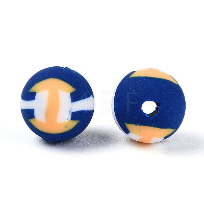 Handmade Polymer Clay Beads CLAY-Q253-05J-1